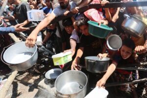 Israeli fire mows down starving Palestinians in Gaza as hunger deaths surge