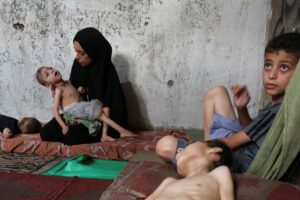 Death toll from starvation in Gaza rises to 115 as Israeli attacks continue