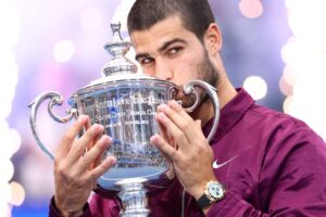 Alcaraz beats Sinner to lift US Open 2025 trophy as Trump watches on