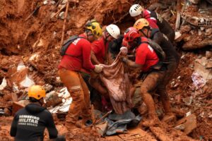 Brazil flooding death toll rises to 64 as search efforts continue